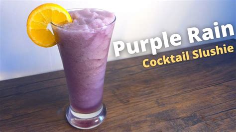 Easy Purple Rain Slush Drink Alcoholic Slush Recipe Youtube