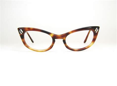 Vintage 50s Tortoise Cat Eye Eyeglasses By Vintage50seyewear