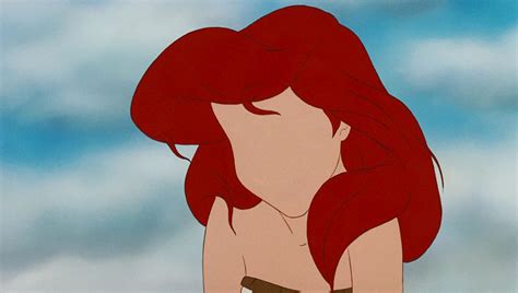 this is what disney princesses look like without faces disney disney princess ariel disney ariel