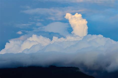 Scenic Of Clouds Over Mountain Stock Image Image Of View Peak 82838887