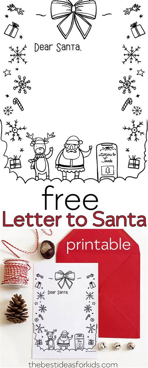 We have over 3,000 coloring pages available for you to view and print for free. Letter to Santa Template | Santa letter template, Santa ...