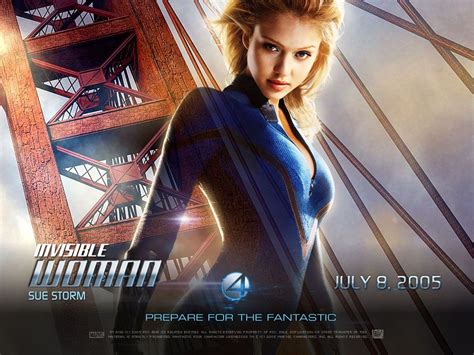 Jessica Alba As The Invisible Womansue Storm Of The Fantastic Four