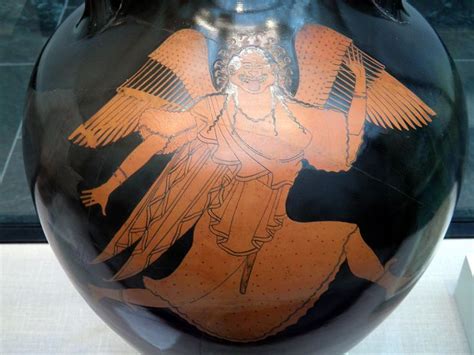 Attic Red Figure Amphora Depicting A Running Gorgon Ca