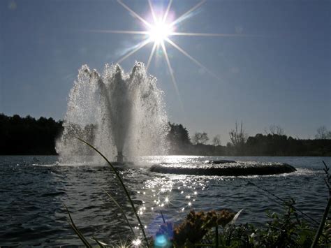 Hemlock Reservoir Fountain In Fairfield County Connecticut