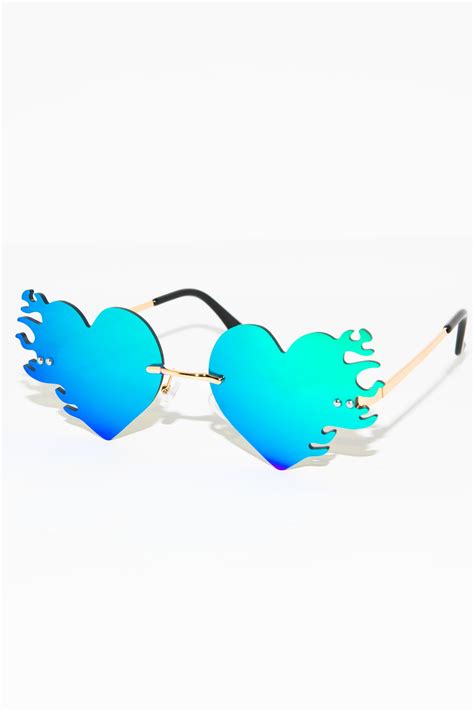 Hearts On Fire Sunglasses Freedom Rave Wear Accessories