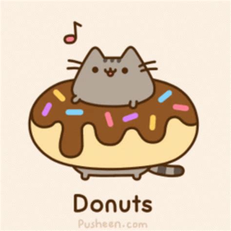 Pusheen Donuts GIF Pusheen Donuts Doughnut Descubrir Y Compartir GIFs