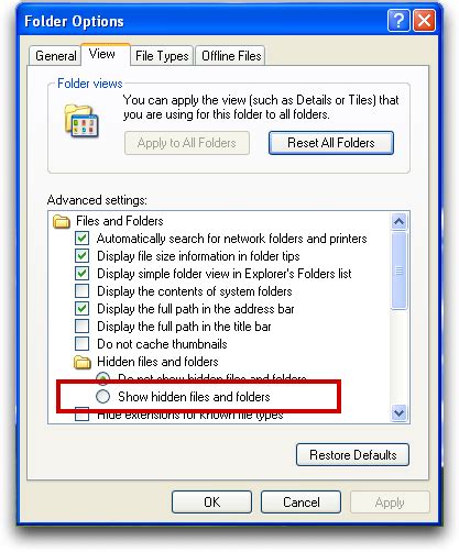 Windows Folder Options Toms Hardware Forum