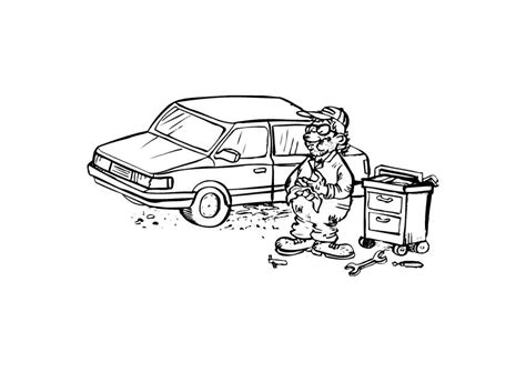 7 april 20205 april 2020. Malvorlage Automonteur - Kostenlose Ausmalbilder Zum ...