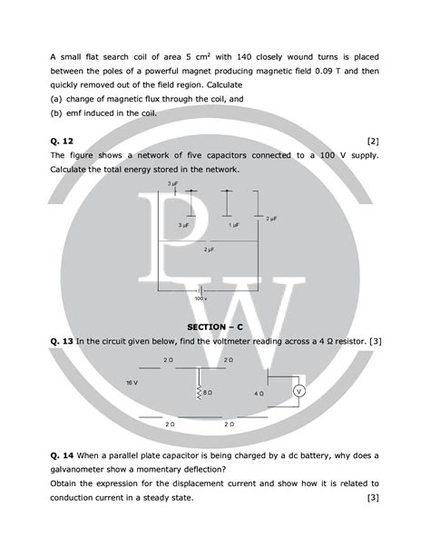 Cbse Class 12 Physics Question Paper 2019 Pdf Pw