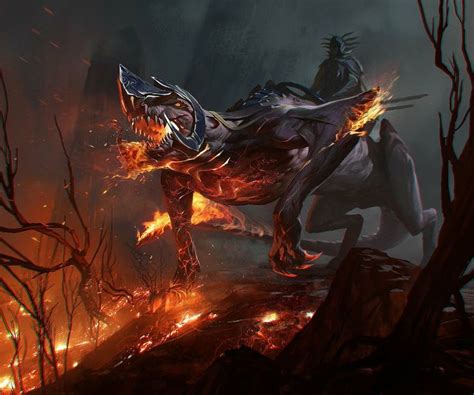 Fire Viscerak By Kangjason On Deviantart Fantasy Illustration
