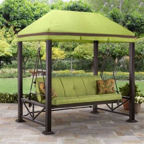 Check spelling or type a new query. Outdoor Gardens Sullivan Pointe 3-Person Swing with ...