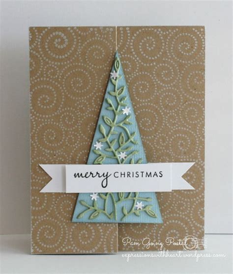 Memory Box Elyse Tree And The Holiday Online Card Class Xmas Cards