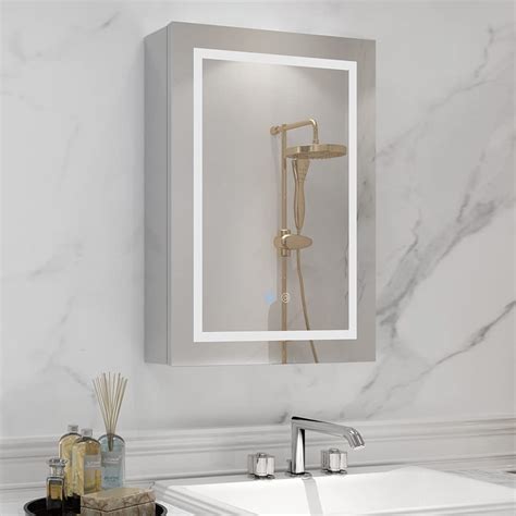 Battery Operated Bathroom Mirror Cabinet Rispa
