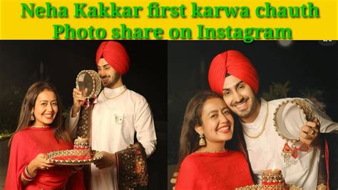 Neha Kakkar First Karwa Chauth Photo Share On Instagram Youtube