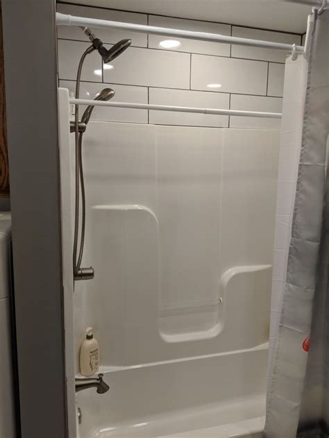 We Were Able To Reuse The Tubshower By Turning It Against The East