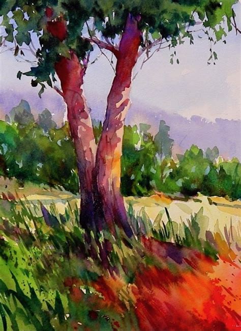 Paisaje Alegre con Acuarela - Acuarelas Fermín López