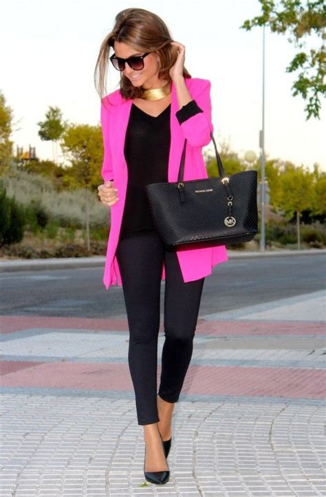 Pink And Black Outfits For Ladies Dresses Images 2022