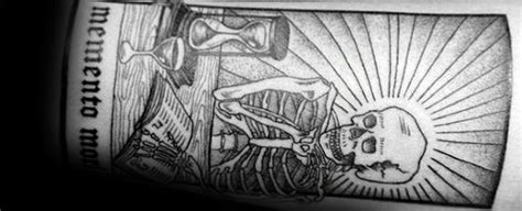 These coins are designed with the intention of carrying them in your pocket, a literal and inescapable reminder that you could leave life right now. 60 Memento Mori Tattoo Designs For Men - Manly Ink Ideas