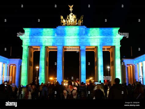 Festival Of Lights Brandenburger Tor Pariser Platz Mitte Berlin