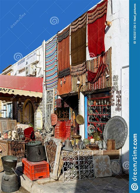 Arts And Crafts Shop In Tunisia Editorial Photo Image Of