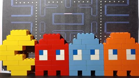 How To Build Lego Pacman Building Instructions Tutorial Membuat
