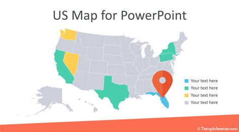 Interactive Map Of The United States For Powerpoint Lake Livingston