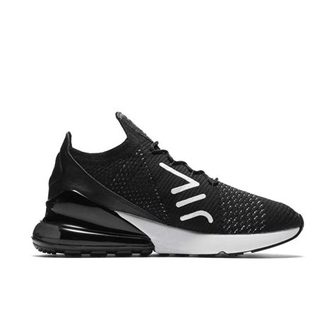Nike Air Max 270 Flyknit Black White Womens 3 Weartesters