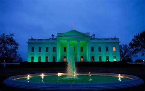 Qanon Believe St Patricks Day White House Greening Was A “go” Signal