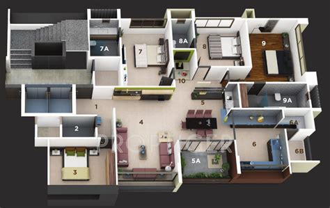 3150 Sq Ft 4 Bhk 4t Apartment For Sale In Straft Luxuria Navrangpura