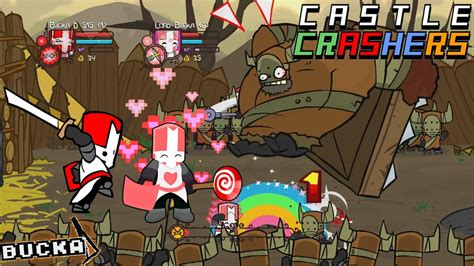 Castle Crashers Remastered Two Brothers Play Xbox One Gameplay