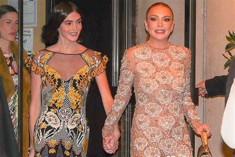 Lindsay Lohan And Sister Aliana Head To Falling For Christmas Premiere
