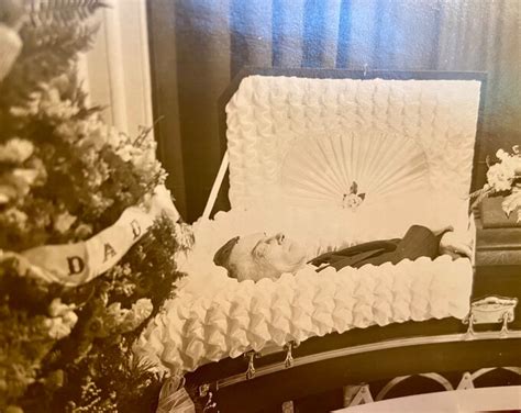 Vintage Post Mortem Funeral Open Casket Photo Etsy