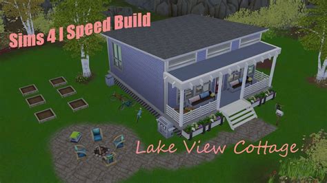 Sims 4 L Speed Build Lake View Cottage In Brindleton Bay Youtube