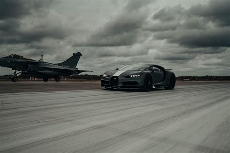 Bugatti Chiron Sport Les Légendes Du Ciel Meets Dassault Rafale Marine