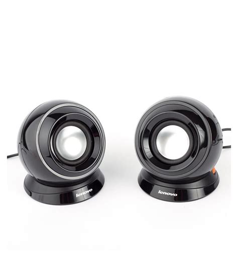 Although the price tag of those 2.1 speakers is low, you will be surprised by the quality of the sound they give. Buy Lenovo M0520 2.0 USB Computer Speakers - Black Online ...