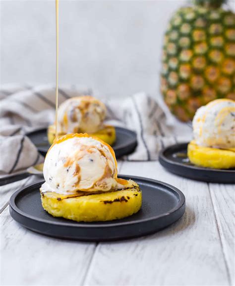 Grilled Pineapple With Ice Cream Rachel Cooks®