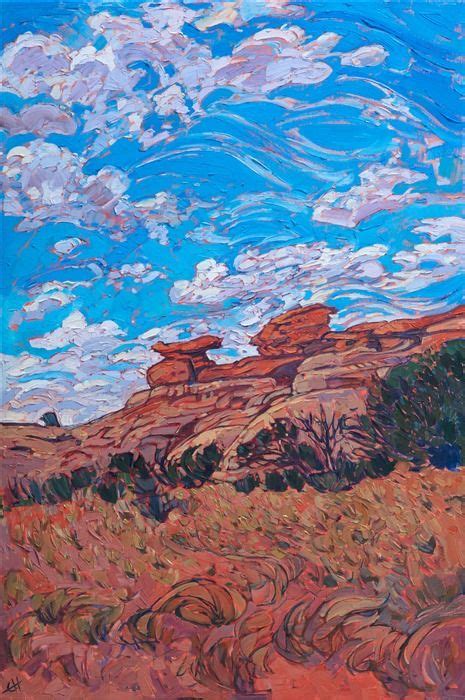 Canyonlands Utah Oil Painting By Contemporary Impressionist Artist Erin