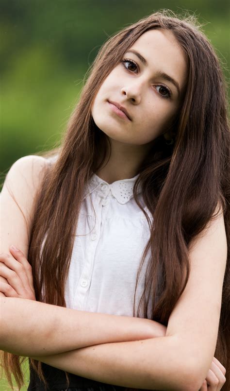 Photo Of A 13 Year Old Brunette Girl Photographed In May 2015 Picture 23