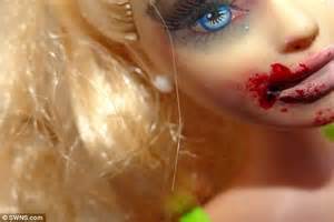 Domestic Abuse Barbie Iconic Doll Given Black Eyes Split Lips And