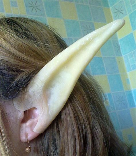 Elf Ears Latex Middle Length Cosplay Larp Etsy