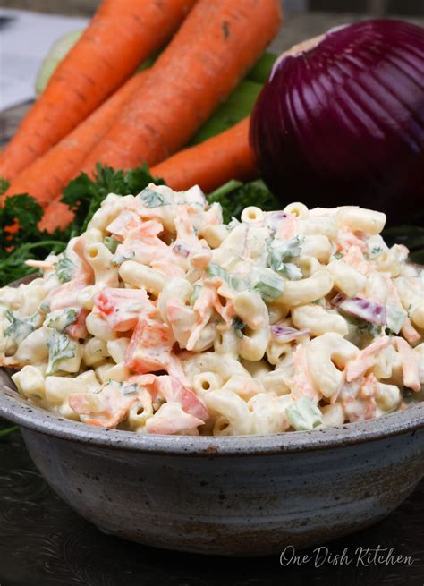 Macaroni Salad Recipe Small Batch One Dish Kitchen