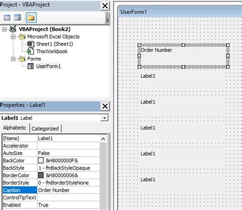 Excel Vba Solutions How To Add Labels To Vba Userforms