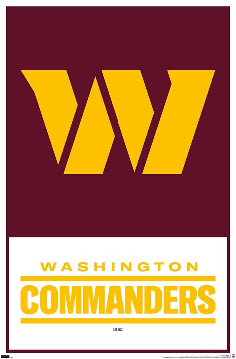 Washington Commanders History Heritage Logo Banner Ph