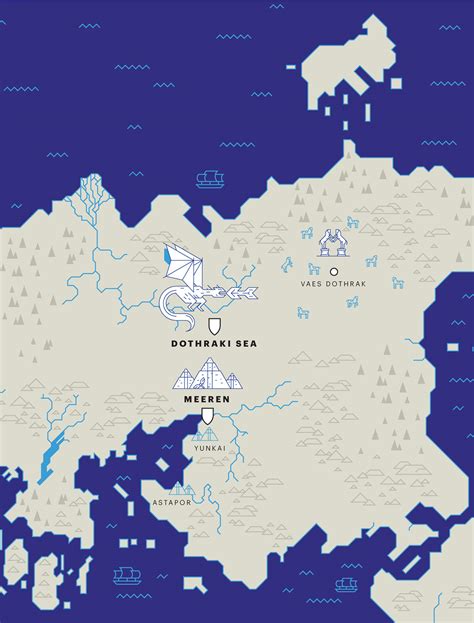Game Of Thrones Season 6 Map On Behance
