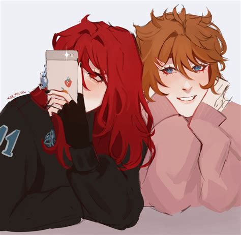 Jaxie 🍓🍊 On Twitter Rt Kakyociol Doodled The Gingers To Warm Up A Little Chiluc