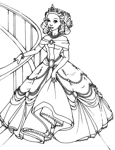 Dibujos Princesas Para Colorear E Imprimir Gratis Páginas Colorear