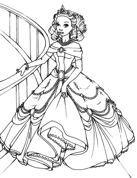 Dibujos de princesas para colorear e imprimir gratis