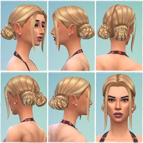 Braided Twins Sims Hair Sims 4 Sims