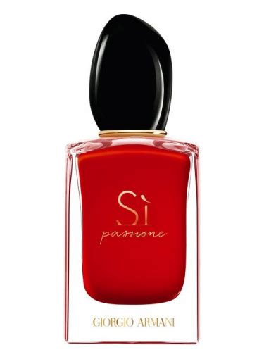 Si a été lancé en 2013. Giorgio Armani Si Passione Eau Parfum