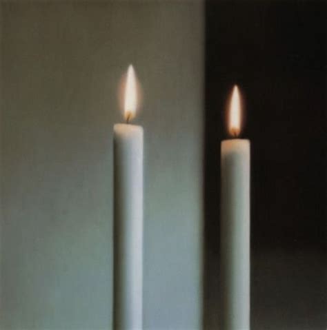 Gerhard Richter Two Candles 1982 Oil Gerhard Richter Painting